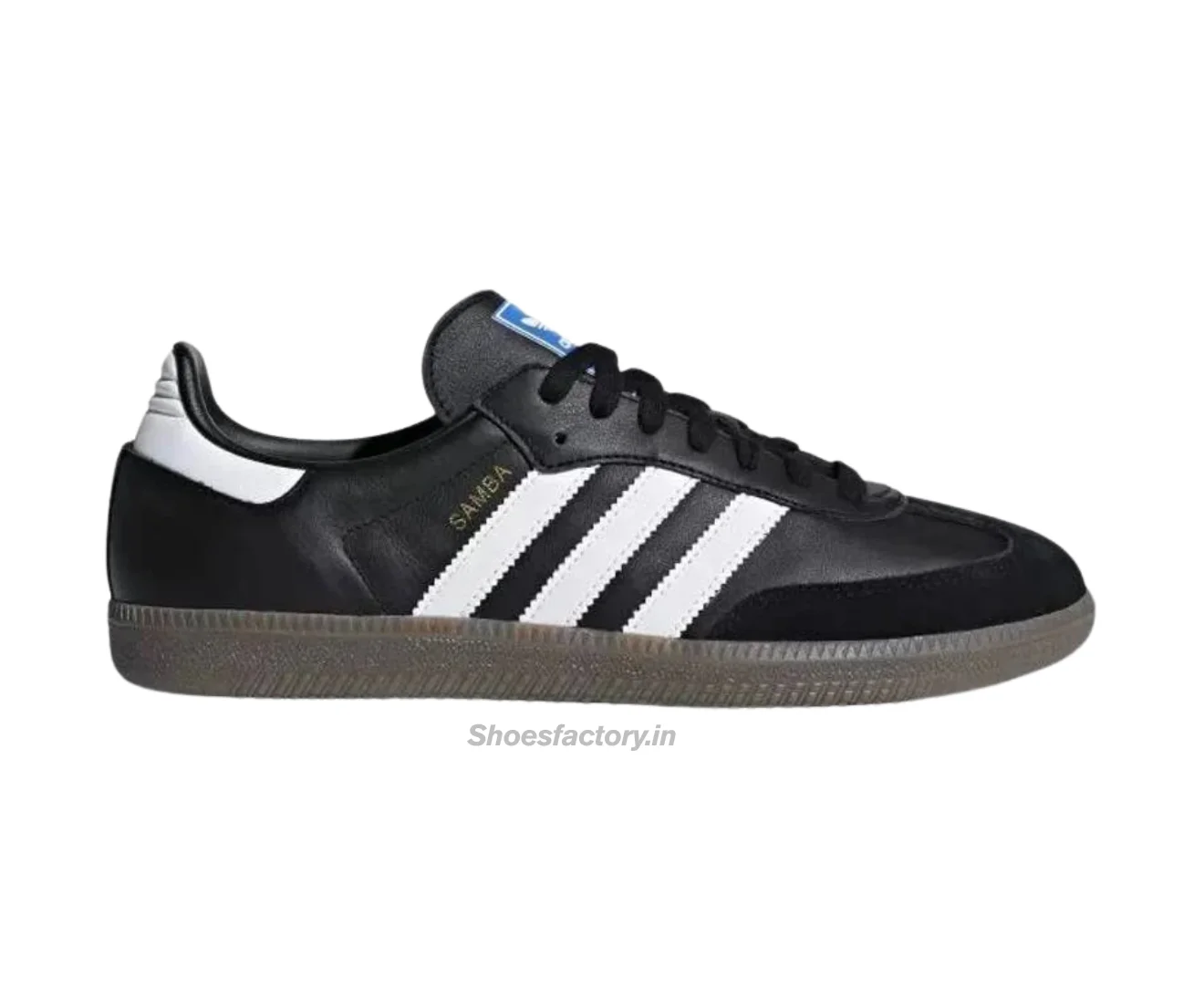 Adidas Samba Core Black Cloud White Gum — First Copy