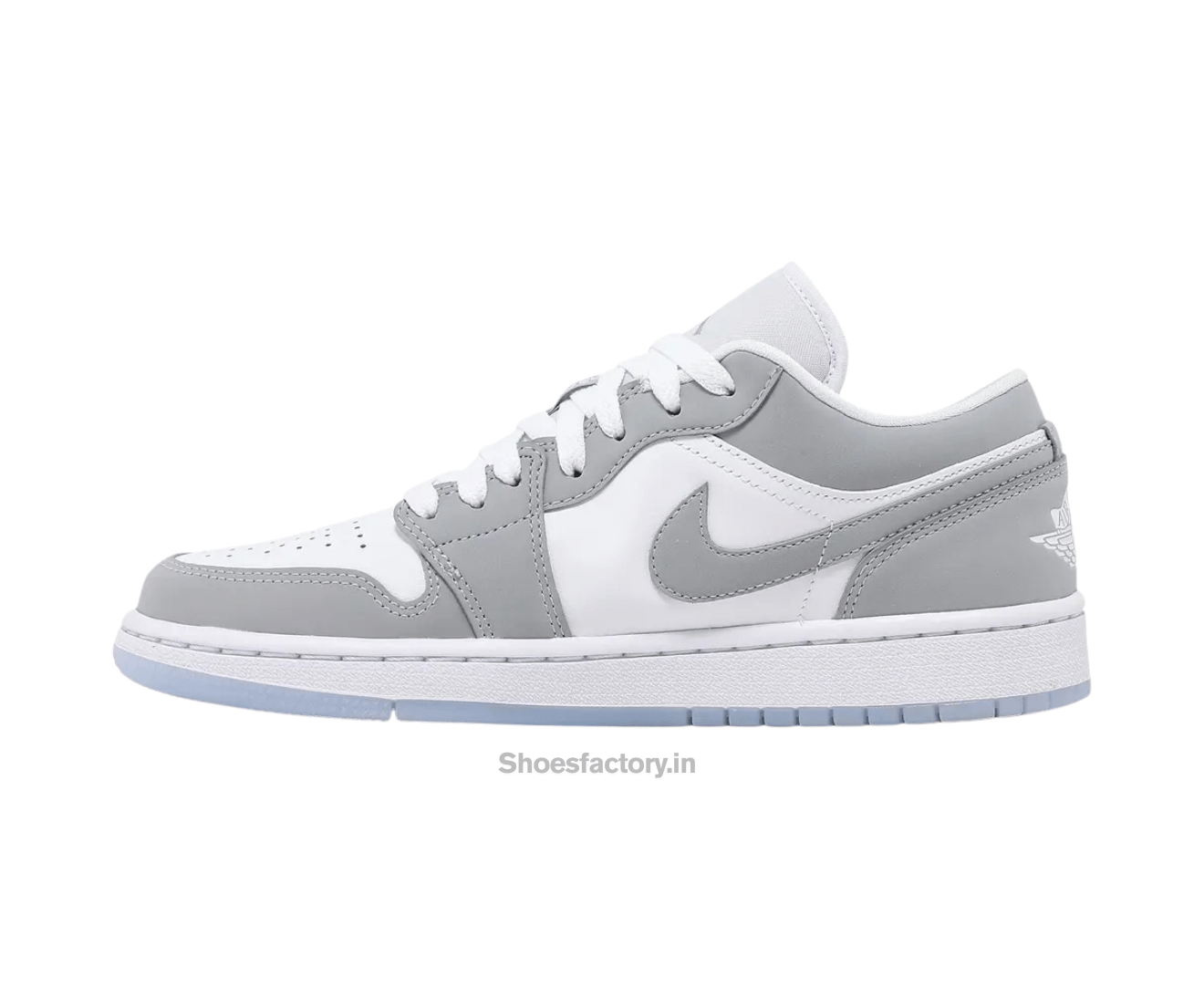 Air Jordan Retro 1 low Wolf Grey — First Copy