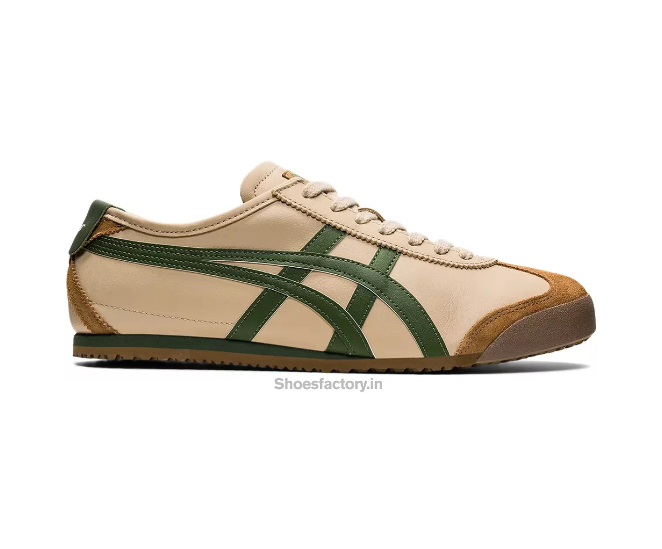 Onitsuka Tiger Mexico 66 Beige Grass — First Copy