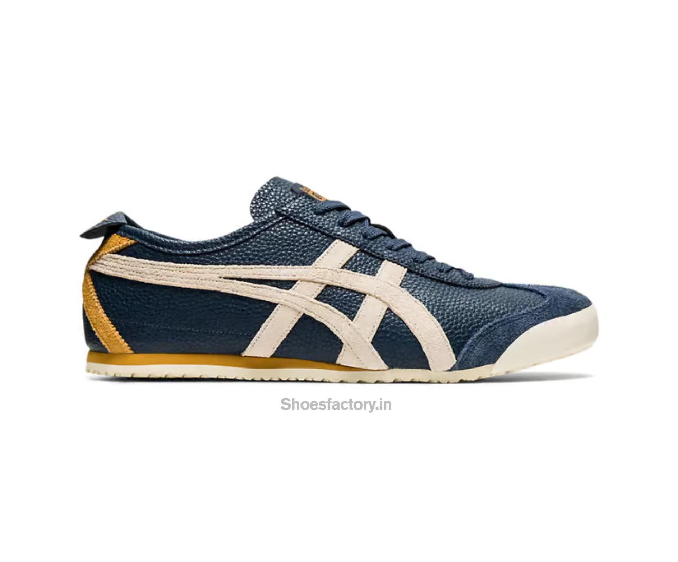Onitsuka Tiger Mexico 66 Iron Navy & Birch — First Copy