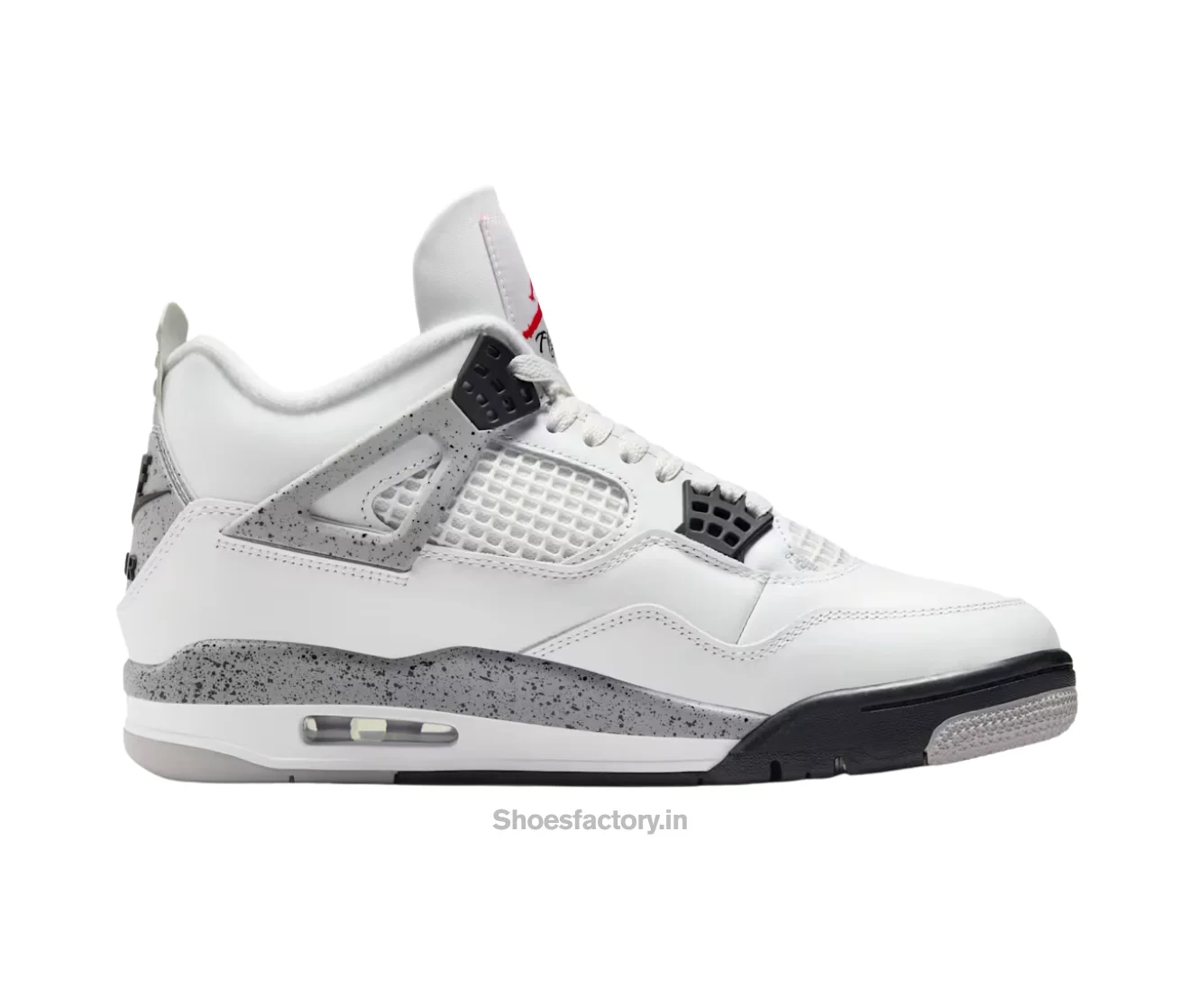 Air Jordan Retro 4 Og White Cement — First Copy