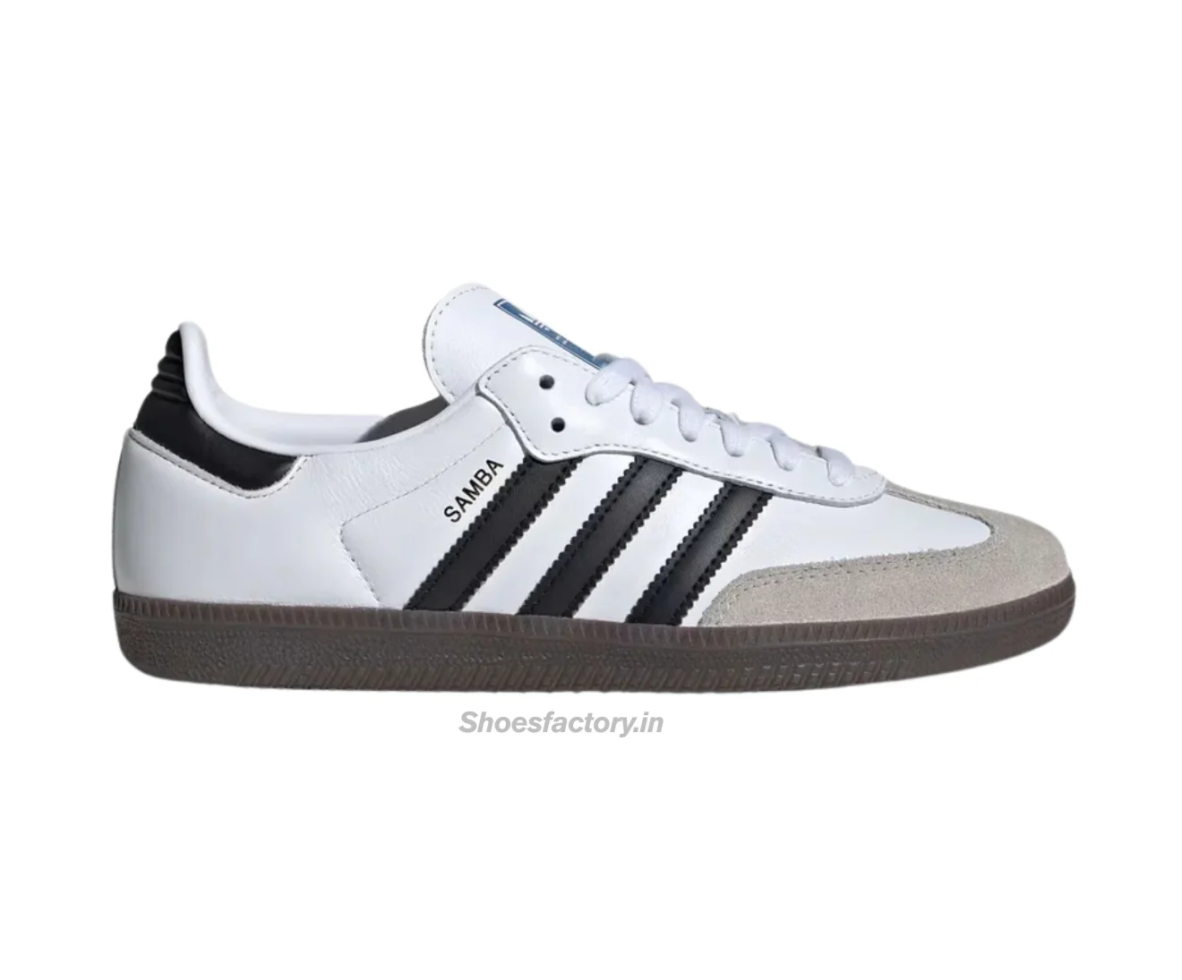Adidas Samba Cloud White Core Black — First Copy