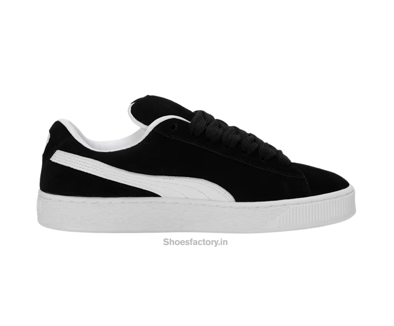 Puma Suede XL Black White — First Copy